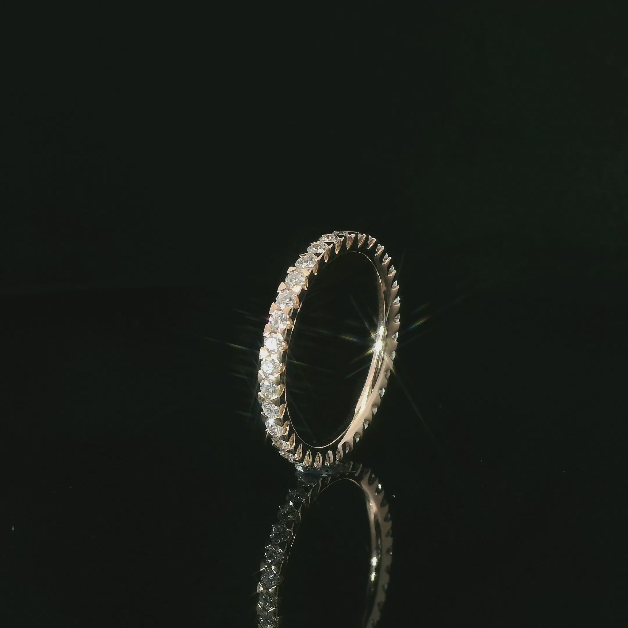 Roségold Memoire-ring